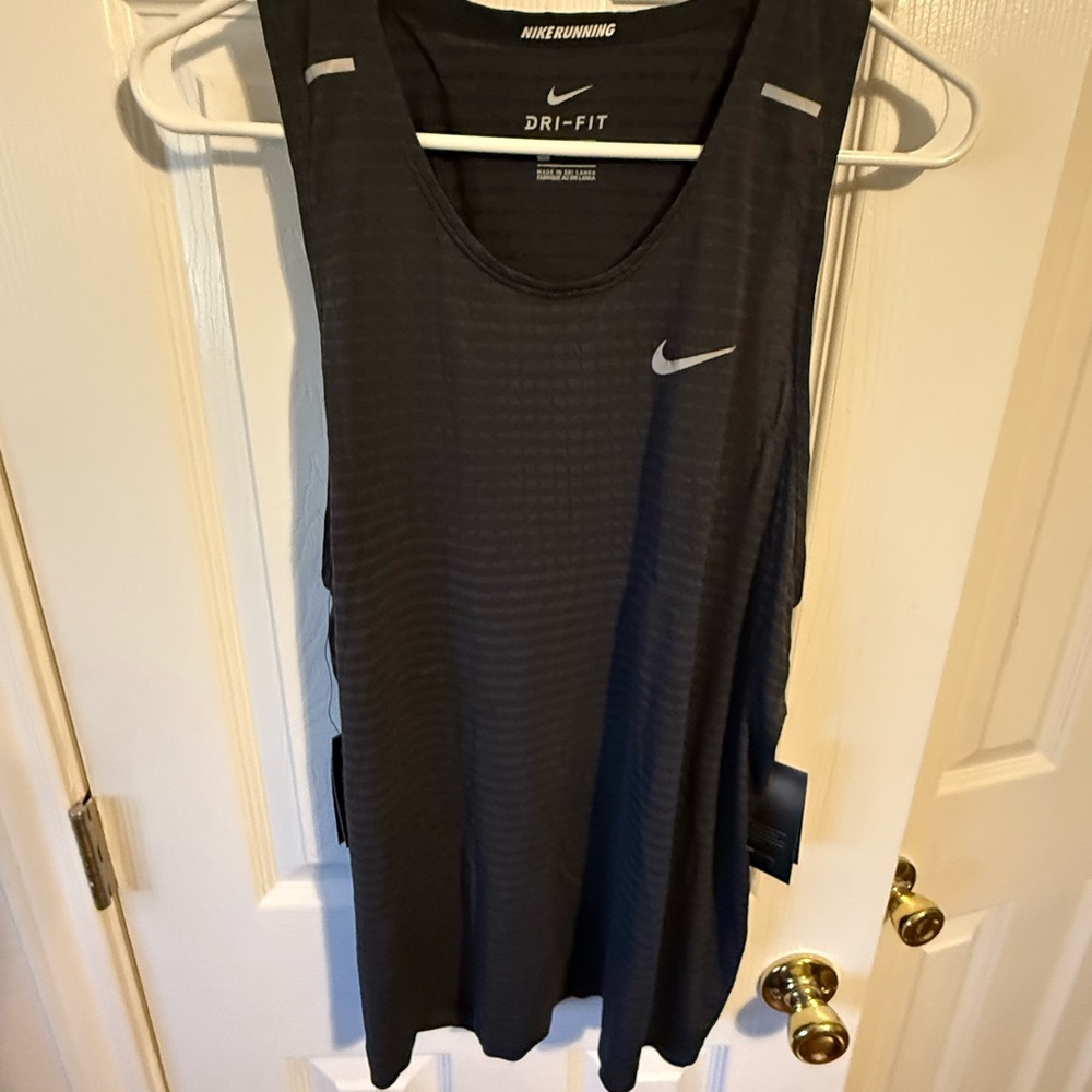 Nike Black Dri-FIT Running Tank Top
